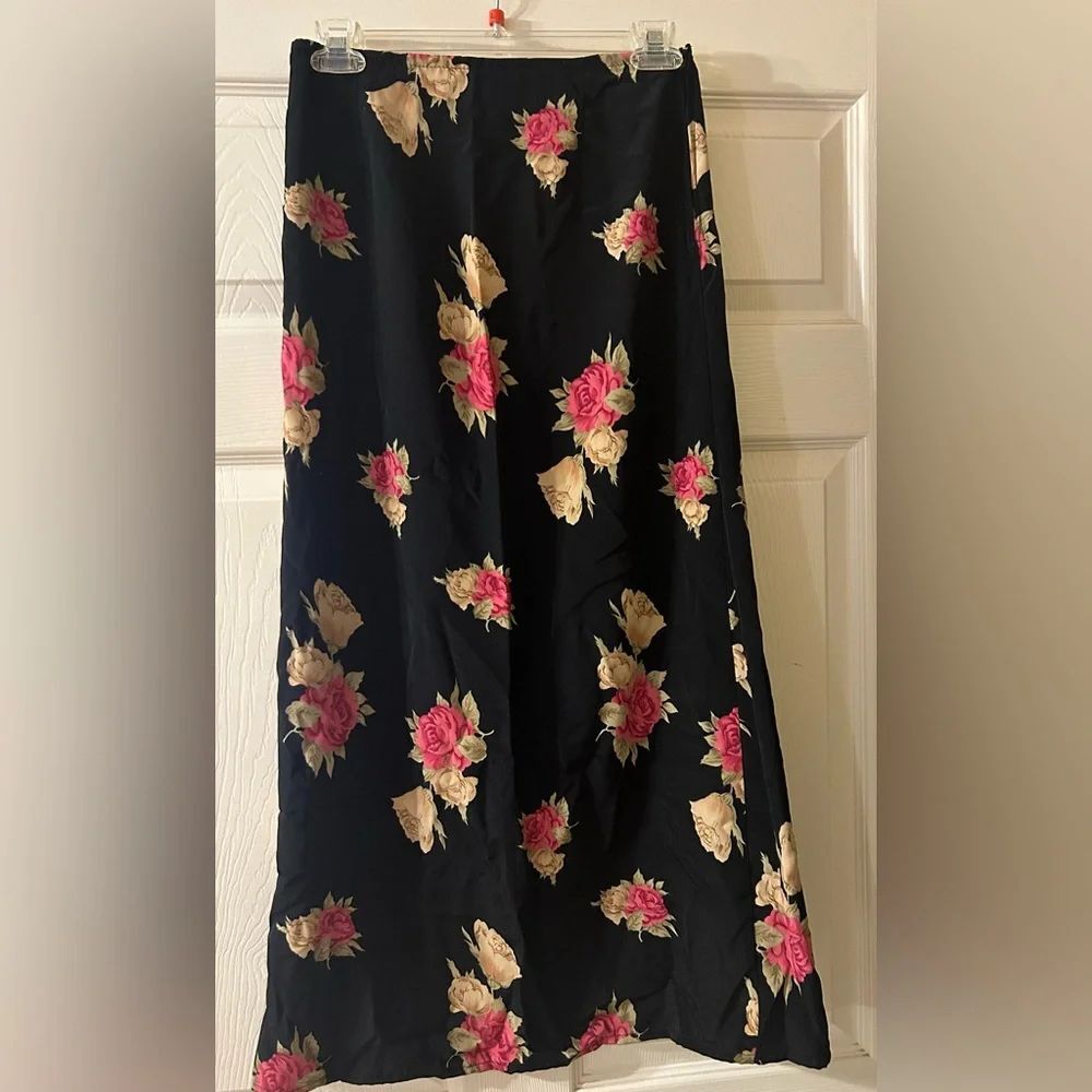 Vintage Ann Mali Floral Skirt size s
